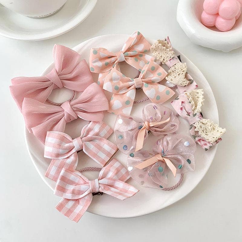 KiddieKickz - Wholesale Hair Bow - Kids - Children's Color Bow Hair Rope High Elasticity6