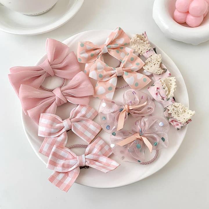 KiddieKickz - Wholesale Hair Bow - Kids - Children's Color Bow Hair Rope High Elasticity6