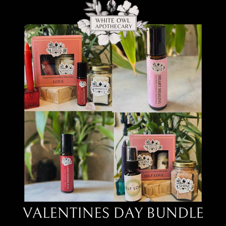 Pacchetto San Valentino per la vendita all'ingrosso da parte di White Owl Apothecary