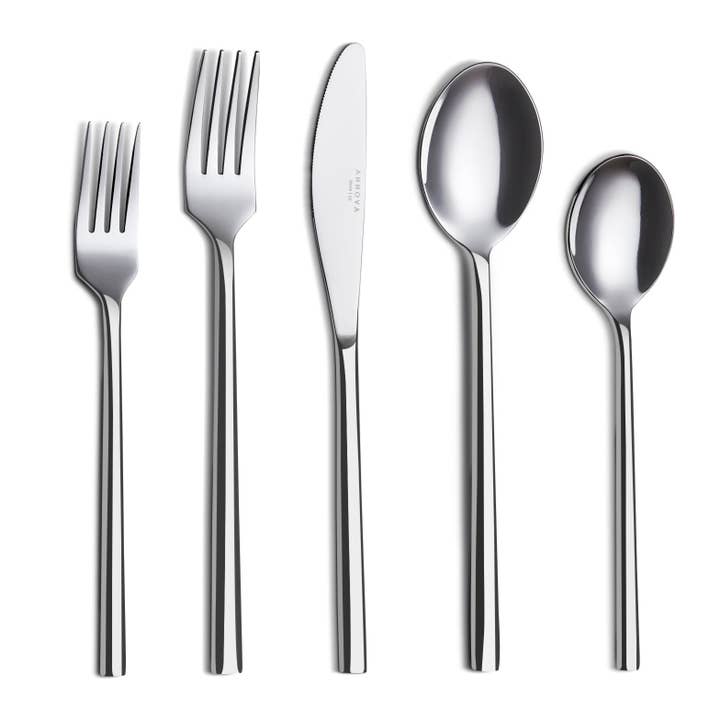 Conjunto de Talheres Modernos Forjados ANNOVA 20 Peças por atacado de ANNOVA