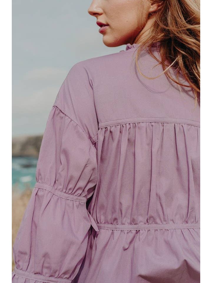 MANU-THELABEL - Wholesale Blouse – Women’s - LILA Organic Cotton Top3