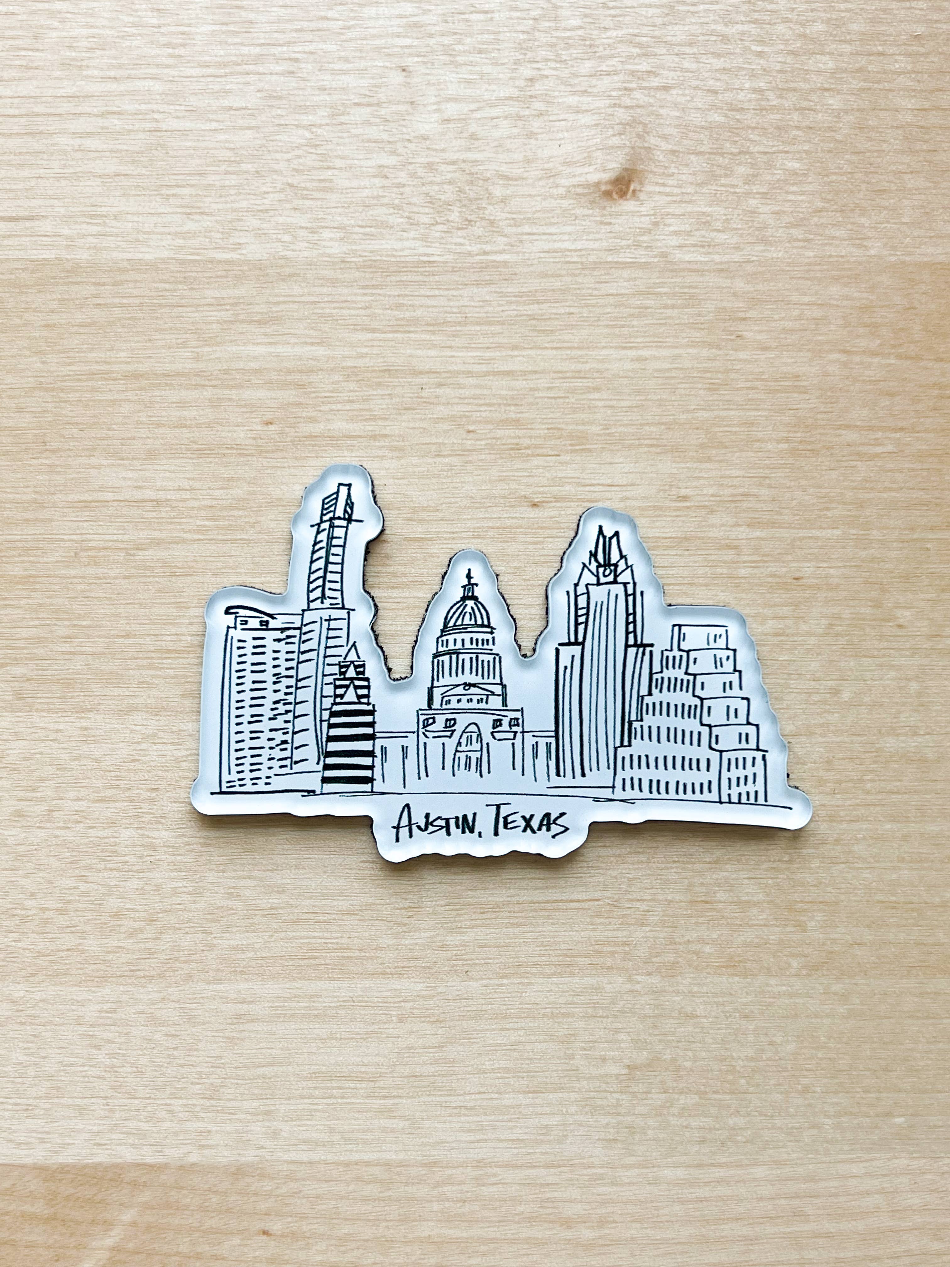 The Sticker Box | Texas Inspired Stickers & Magnets – Íman por atacado – Íman de Acrílico de Austin, Texas – Favorito da Loja de Souvenirs & Presentes16