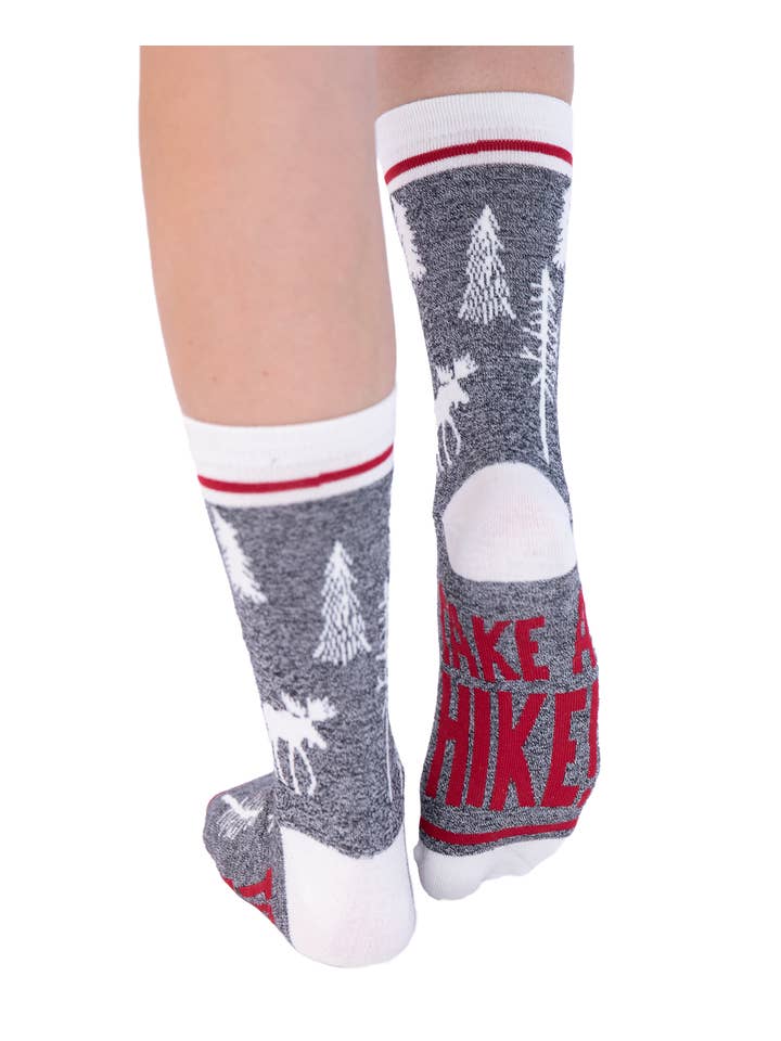Lazy One - Wholesale Socks - Unisex - Take A Hike Crew Sock One Size2