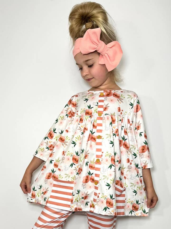 Hazel Blossoms Girls Set for wholesale by Clover Cottage