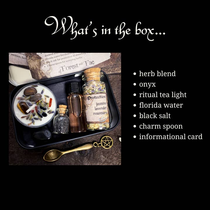 of Forest and Fae - Wholesale Meditation Supplies - Protection Travel Altar • Witch kit for rituals & spells DIY3