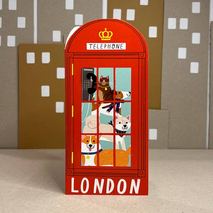 LONDON TELEPHONE BOX DL Card pour la vente par Jolly Awesome