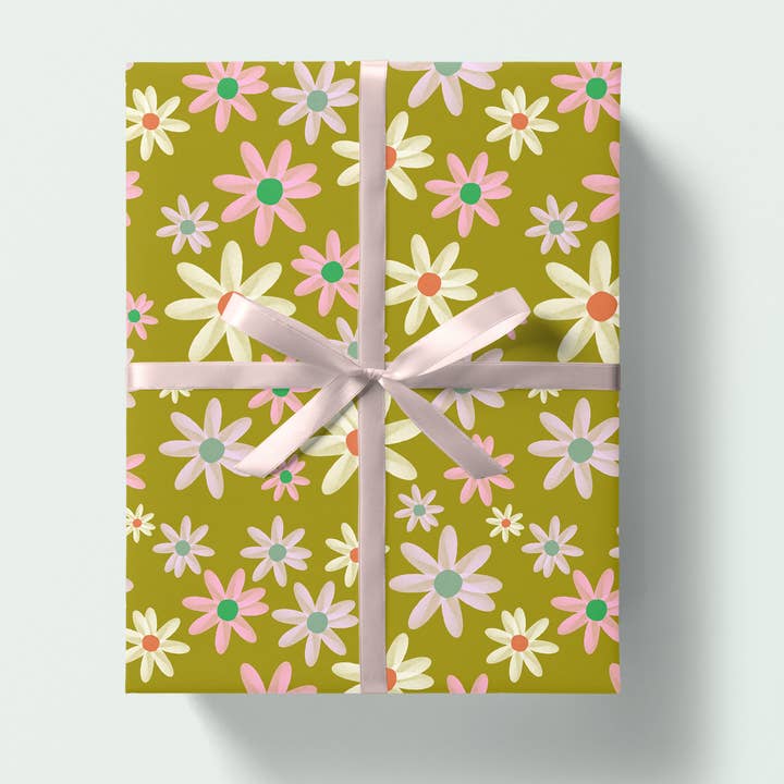 NEW: Fleur Gift Wrap for wholesale by Plewsy