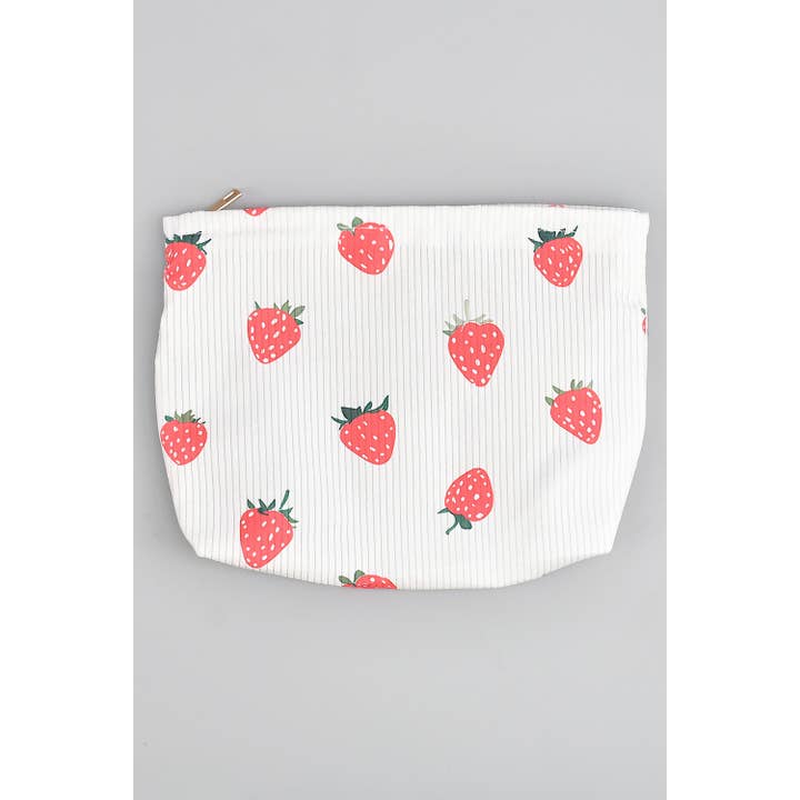 JORDBÆRPRINT CORDUROY MAKEUPPOSE for engroshandel hos Girly