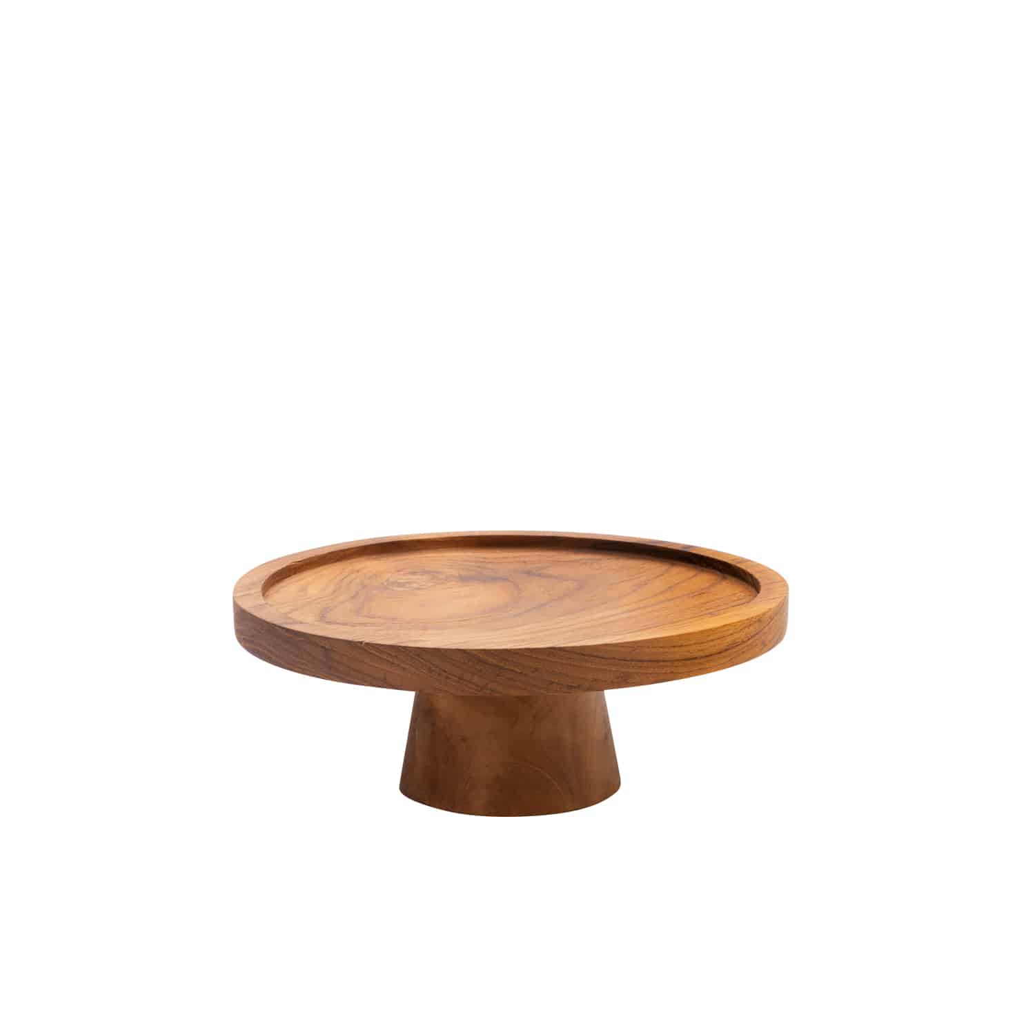 Natural Brown Cake Stand Reclaimed for wholesale on Faire2