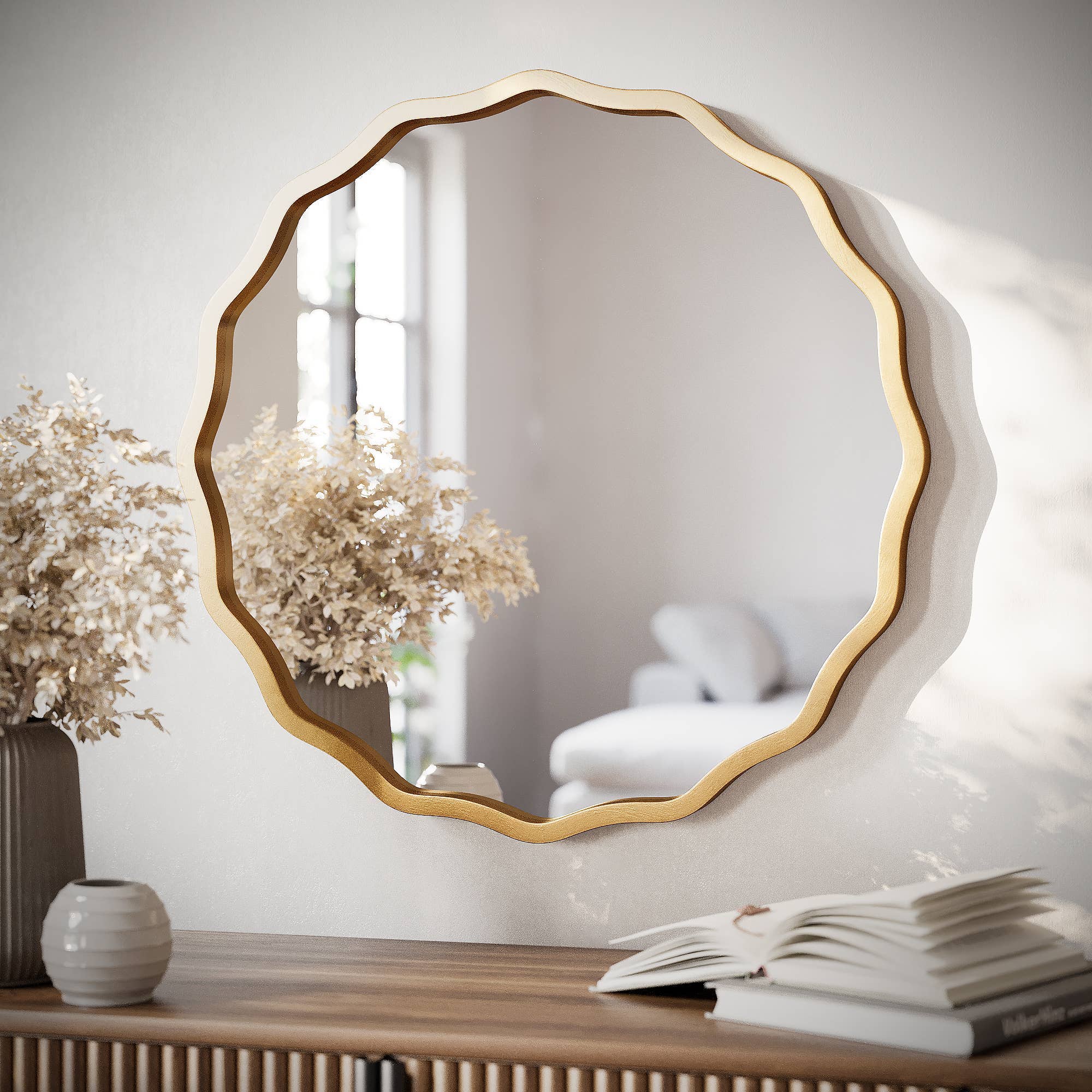 Aspire Home Accents - Wholesale Wall Mirror - Ripples Mirror - 30"1