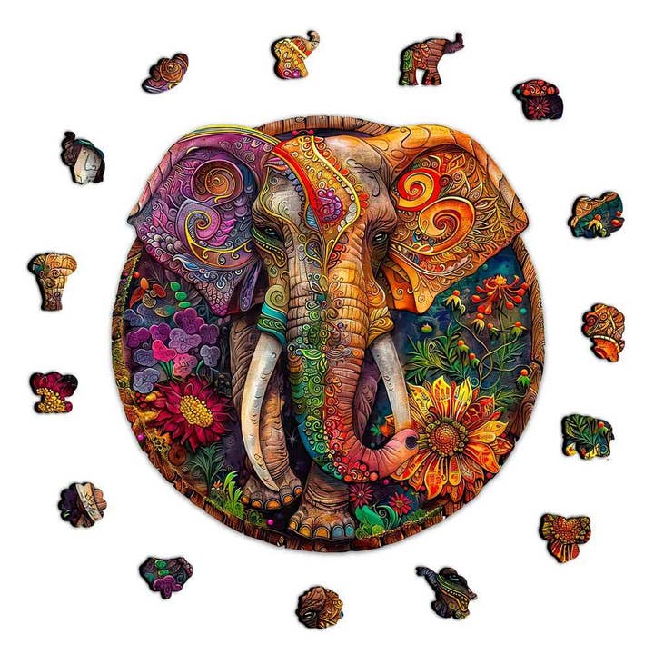 Crafthub - Wholesale Puzzle - Adult - Enchanted Elephant - Jigsaw Puzzle