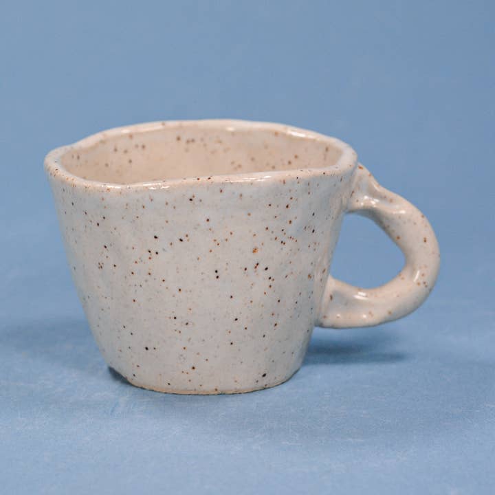 Juice Ceramics Handmade Pottery and Jewelry - Wholesale Coffee Mug - Ketchup - Handmade Speckled Ceramic Espresso Cup - 2-4 oz. 2