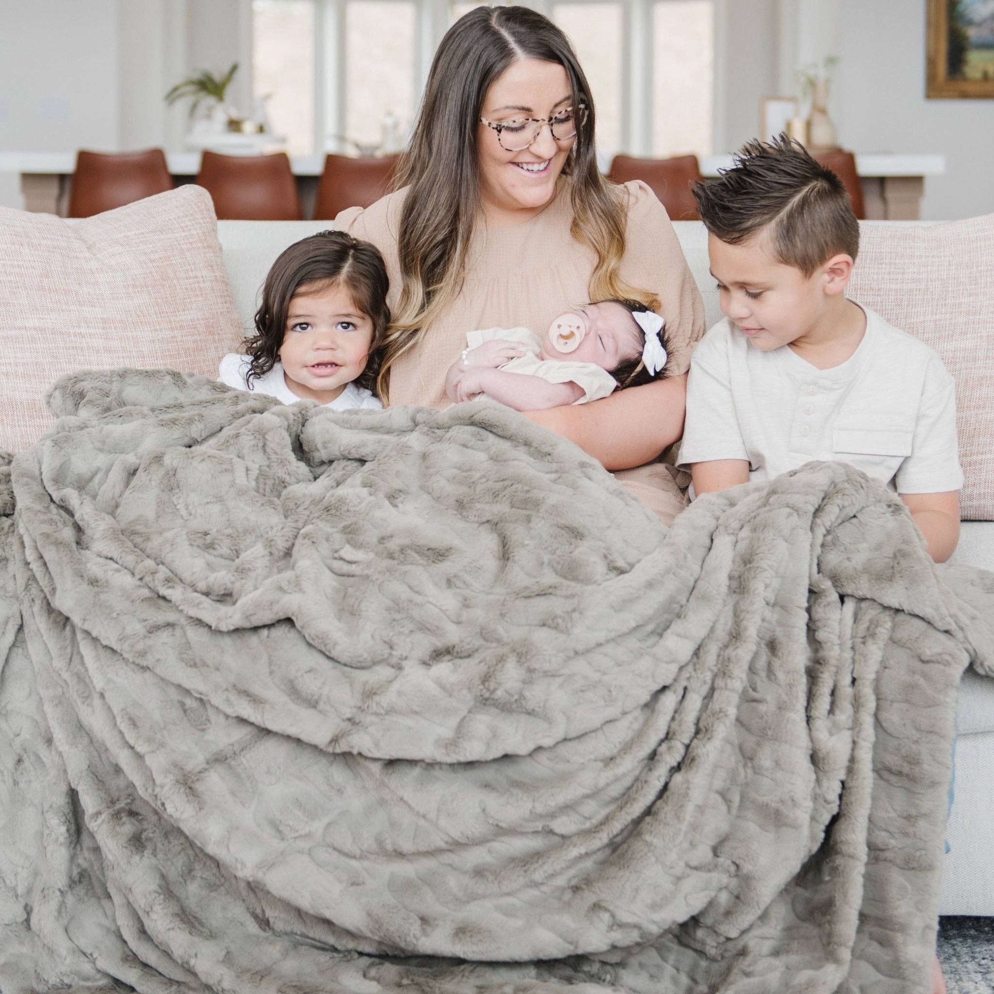 Saranoni - Wholesale Throw Blanket - PATTERNED FAUX FUR XL THROW BLANKETS26
