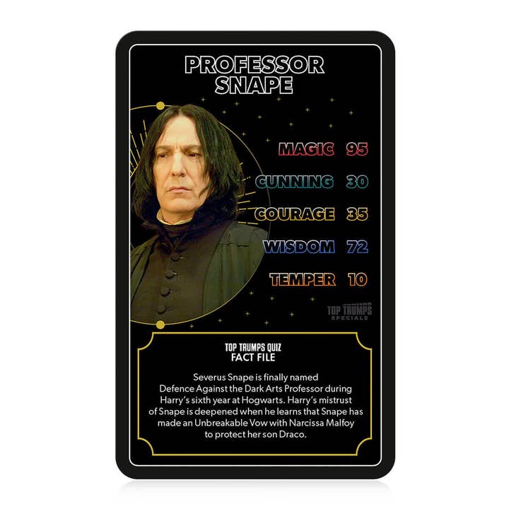 Top Trumps USA, Inc. - Wholesale Card Game - Harry Potter Heroes of Hogwarts Top Trumps Card Game