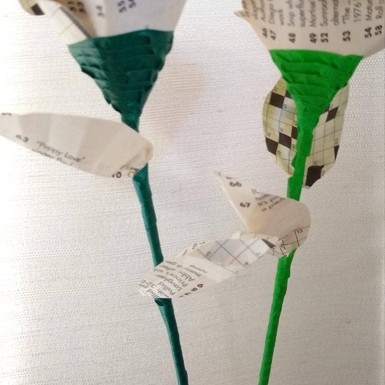 Tall Hill Upcycled - Wholesale Artificial Flowers - Paper Roses7