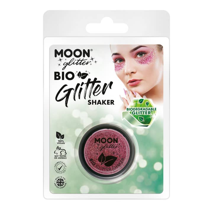 Moon Makeup - Wholesale Body Glitter/Shimmer - Clamshell - BIO Fine Glitter, 5g-environmentally friendly5