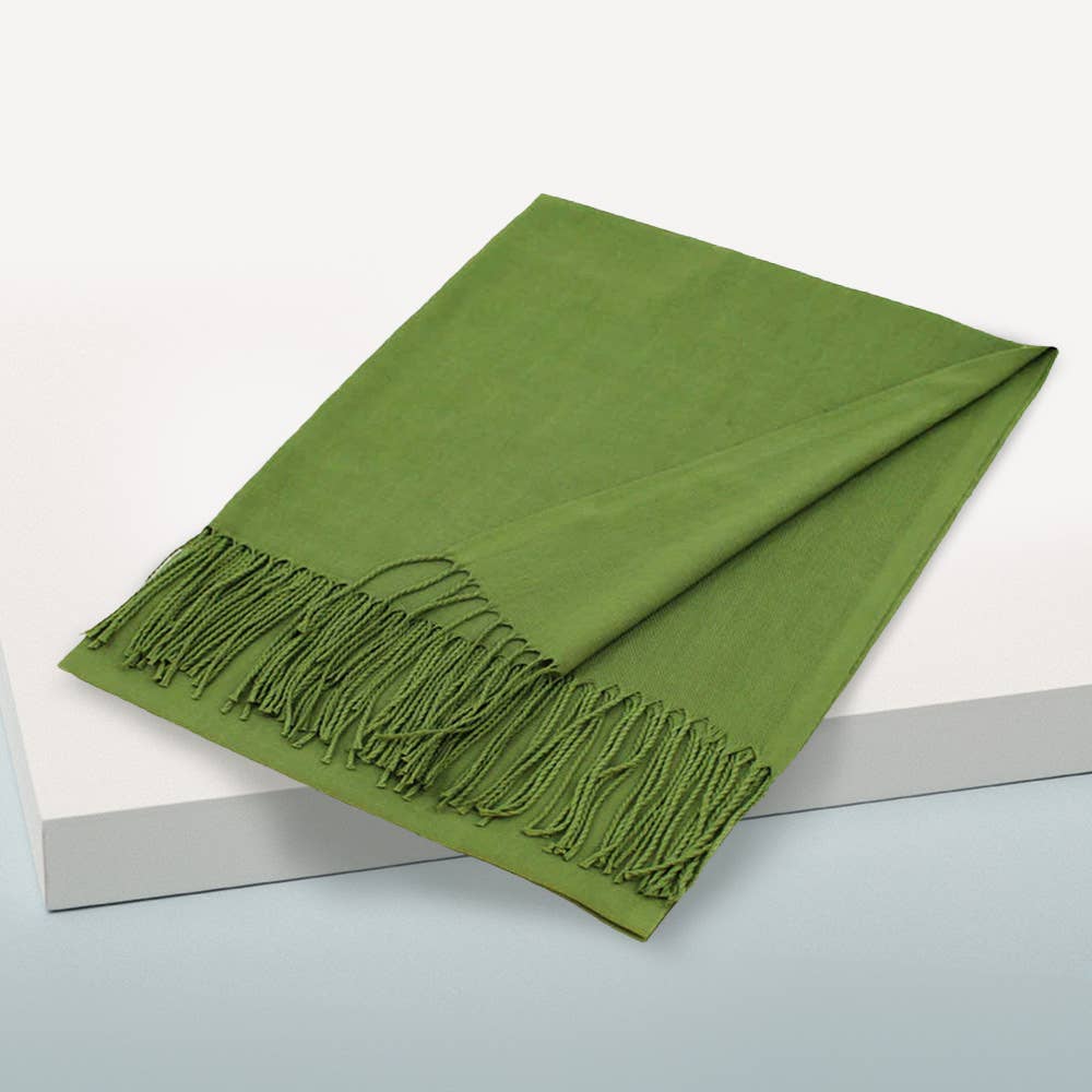 Sensibling Corp. - Vente Écharpe – femme - Écharpe châle unie en pashmina23