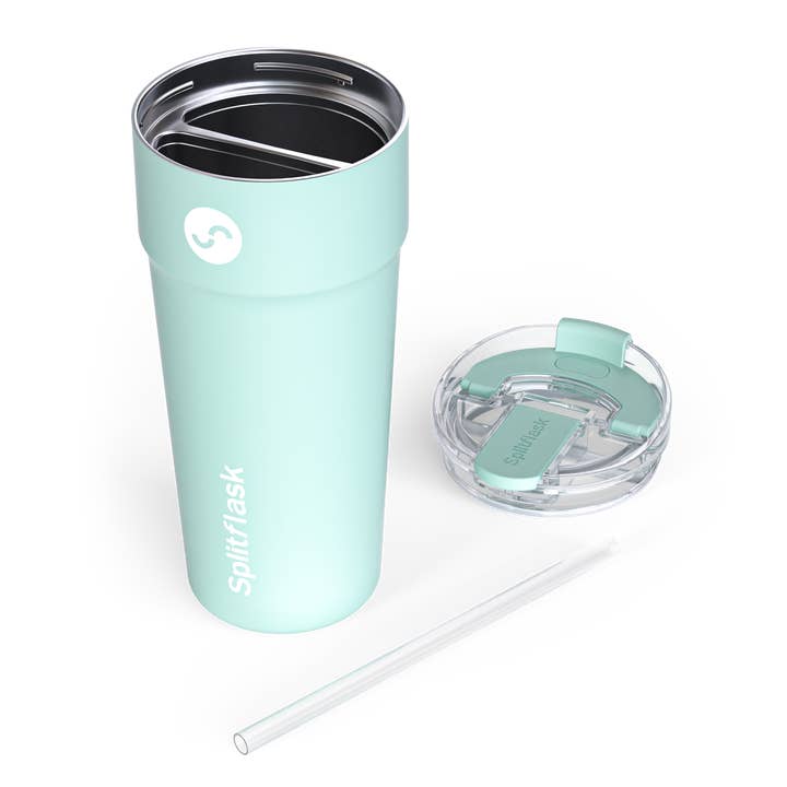 Splitflask - Wholesale Insulated Mug/Tumbler - 30oz DUAL DRINK TUMBLER VACUUM STAINLESS | STEEL HOT & COLD3