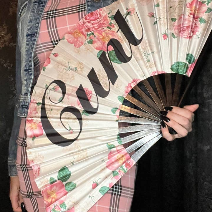 Subkuktures - Venta al por mayor Ventilador plegable de mano - Abanico de Mano C*nt