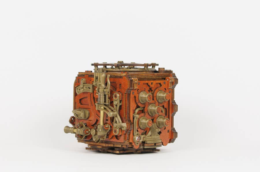 NKD Puzzle - Venta al por mayor Kit de manualidades - El famoso rompecabezas steampunk de boxeo en el kit « MECANIGMA »8