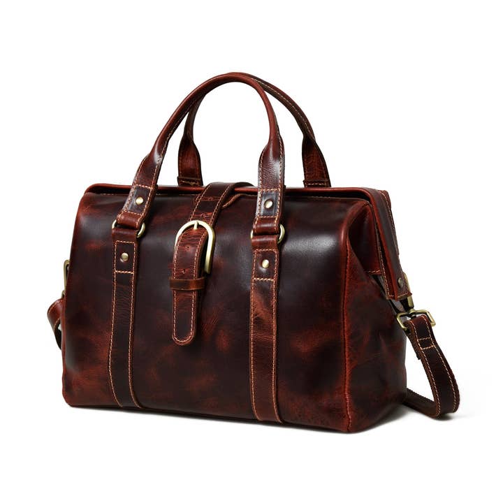 Wineberry Chic Handbag for wholesale by Classy Leather Bags