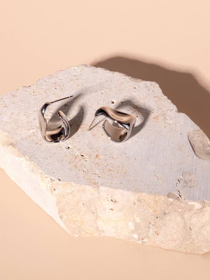 Chloe Hoops for wholesale by Peter and June