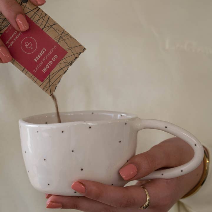 Mushroom Cups d.o.o. - Wholesale Gemalen koffie - Go Glow - champignonkoffie met cantharel en Chaga
