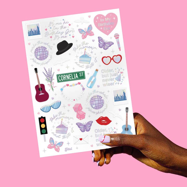 xo, Fetti - Wholesale Temporary Tattoo - Taylor Swift Birthday Era Tattoos - 50 temporary tattoos