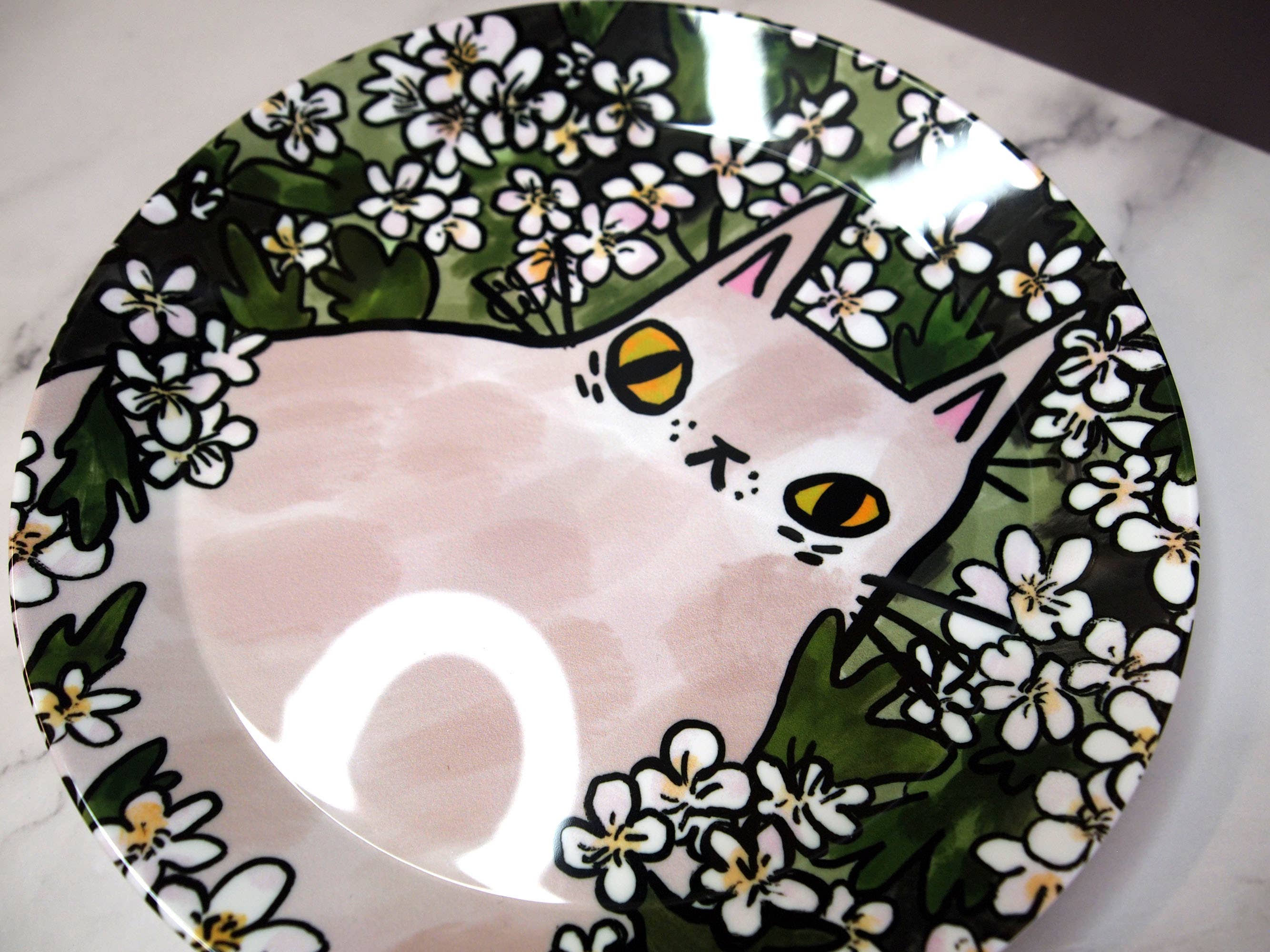 I LIKE CATS - Venta al por mayor Platos desechables - Plato de picnic para gatos, plato de plástico, plato de fiesta, gato3