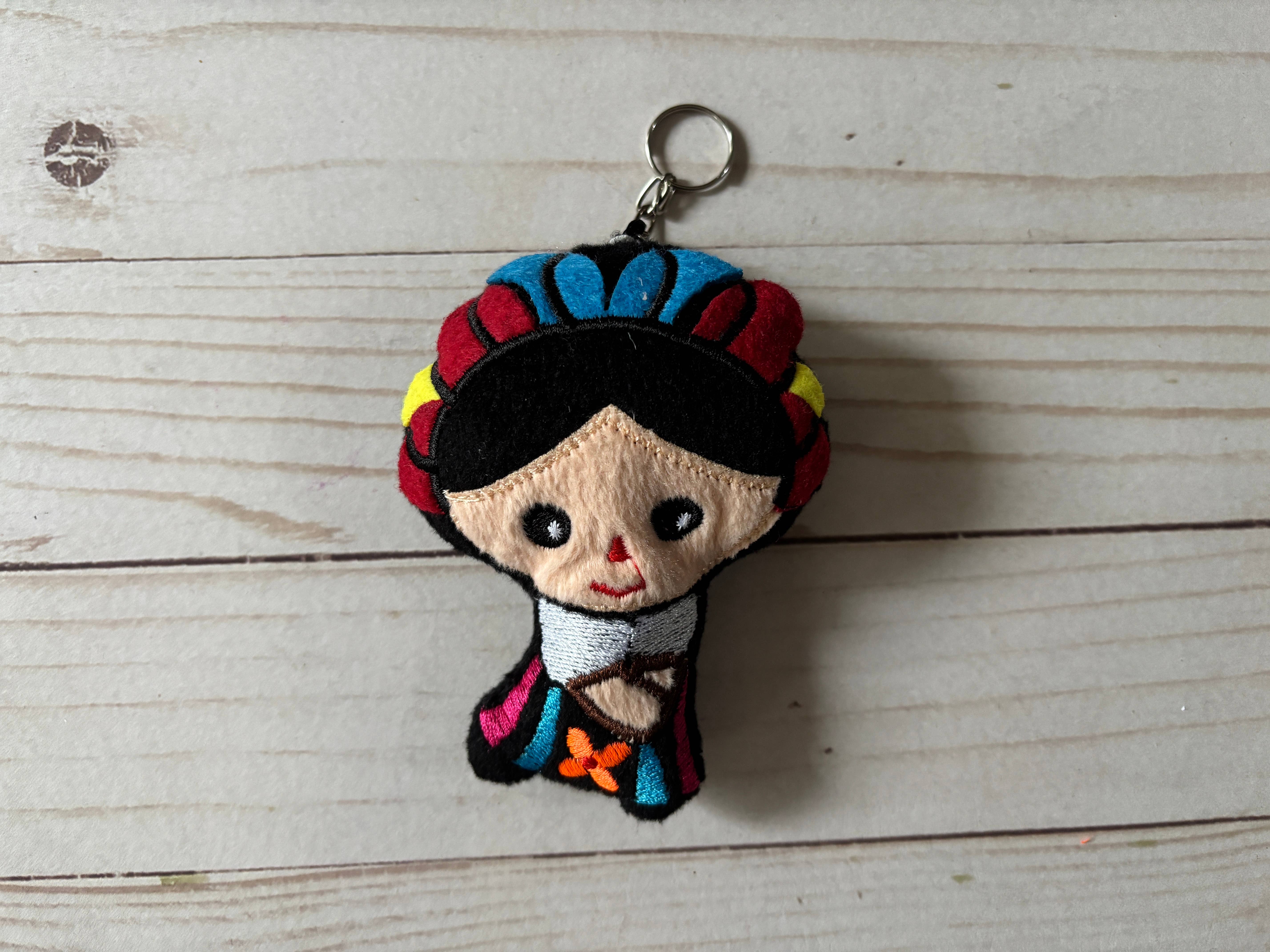 Viva Greetings – wholesale Keychain – Unisex – Embroidered Plush Keychain Mexican Icons28