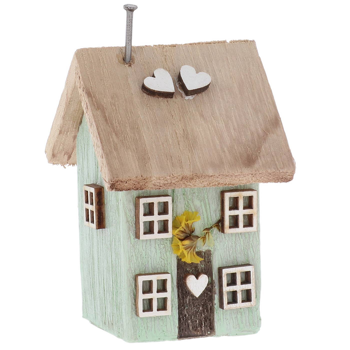 Joe Davies - Wholesale Decorative Tabletop Object - Spring Folk Art Single House Mini3