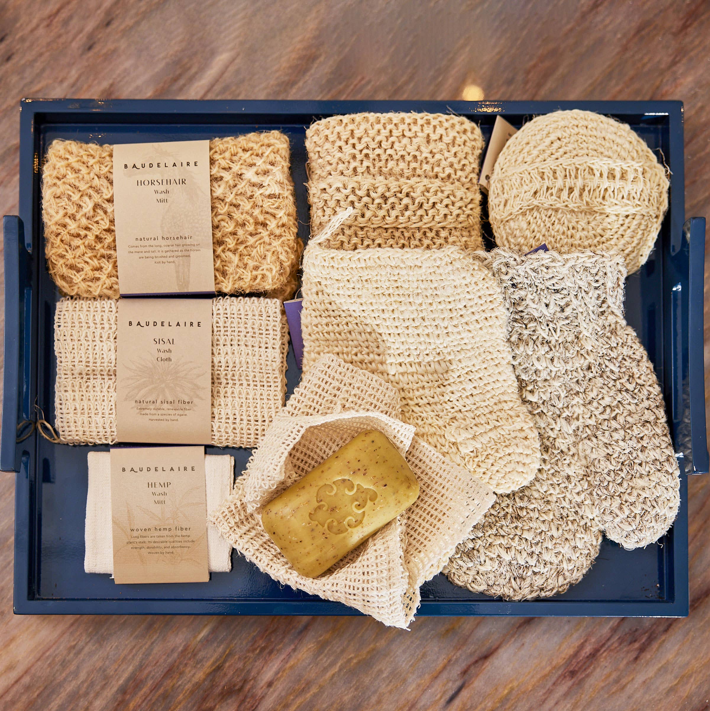 Baudelaire - Wholesale Exfoliating Gloves/Mitts - Horsehair Wash Mitt1