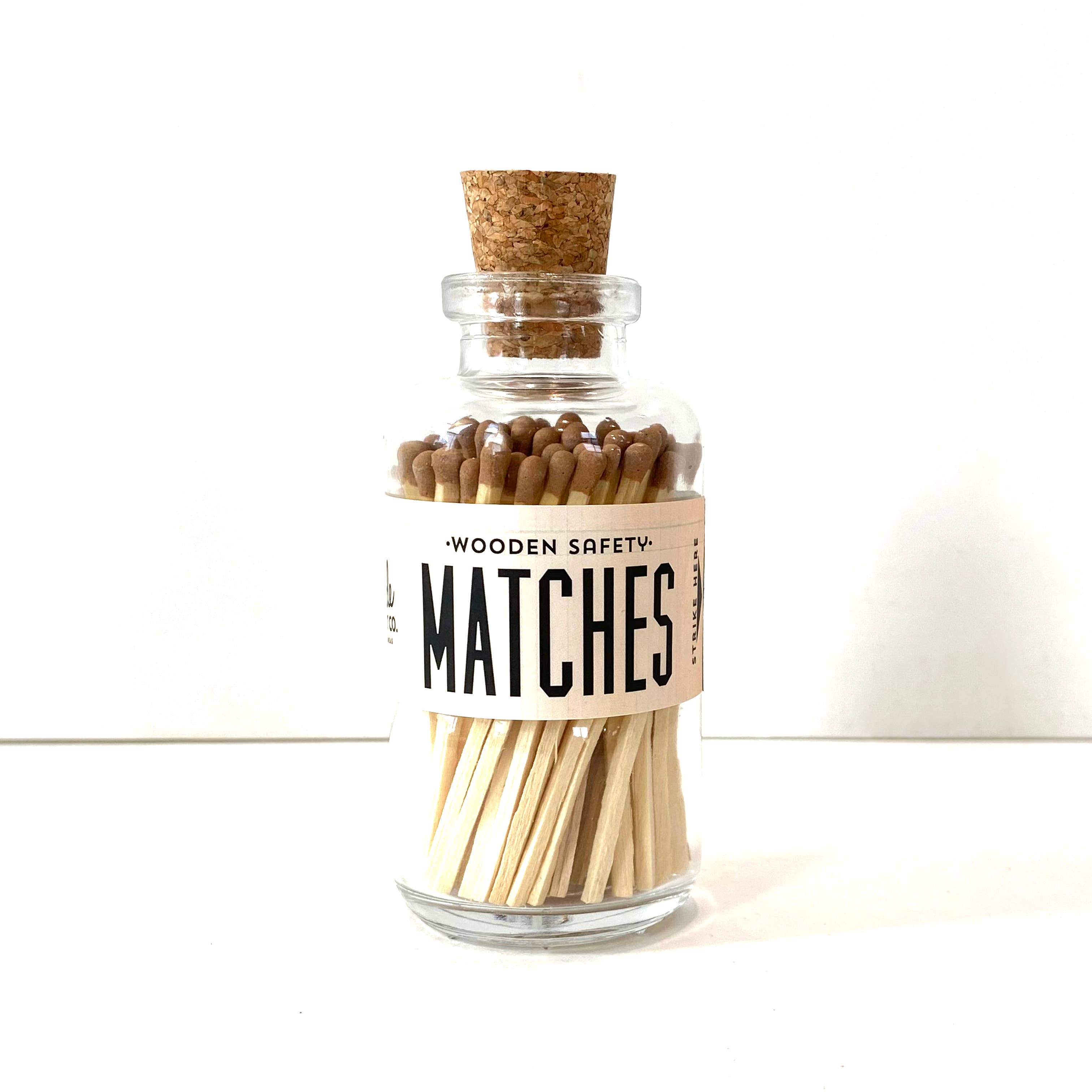 Made Market Co. - Wholesale Matches - Mini Vintage Apothecary Matches - 26 color options20