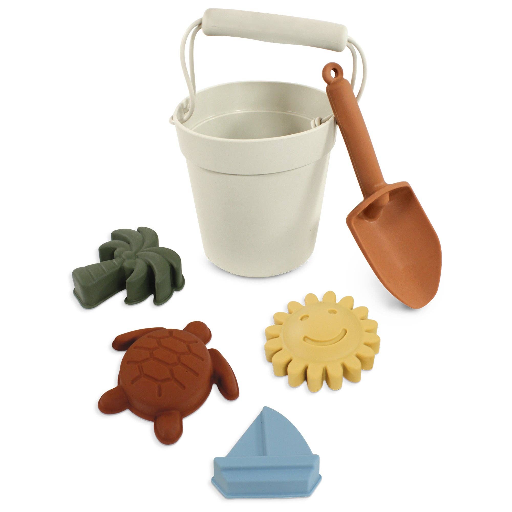 BabyVision - Wholesale Beach/Pool Toy - Kids & Baby - Hudson Baby 6pc Silicone Beach/Sand Toys, Multicolor0