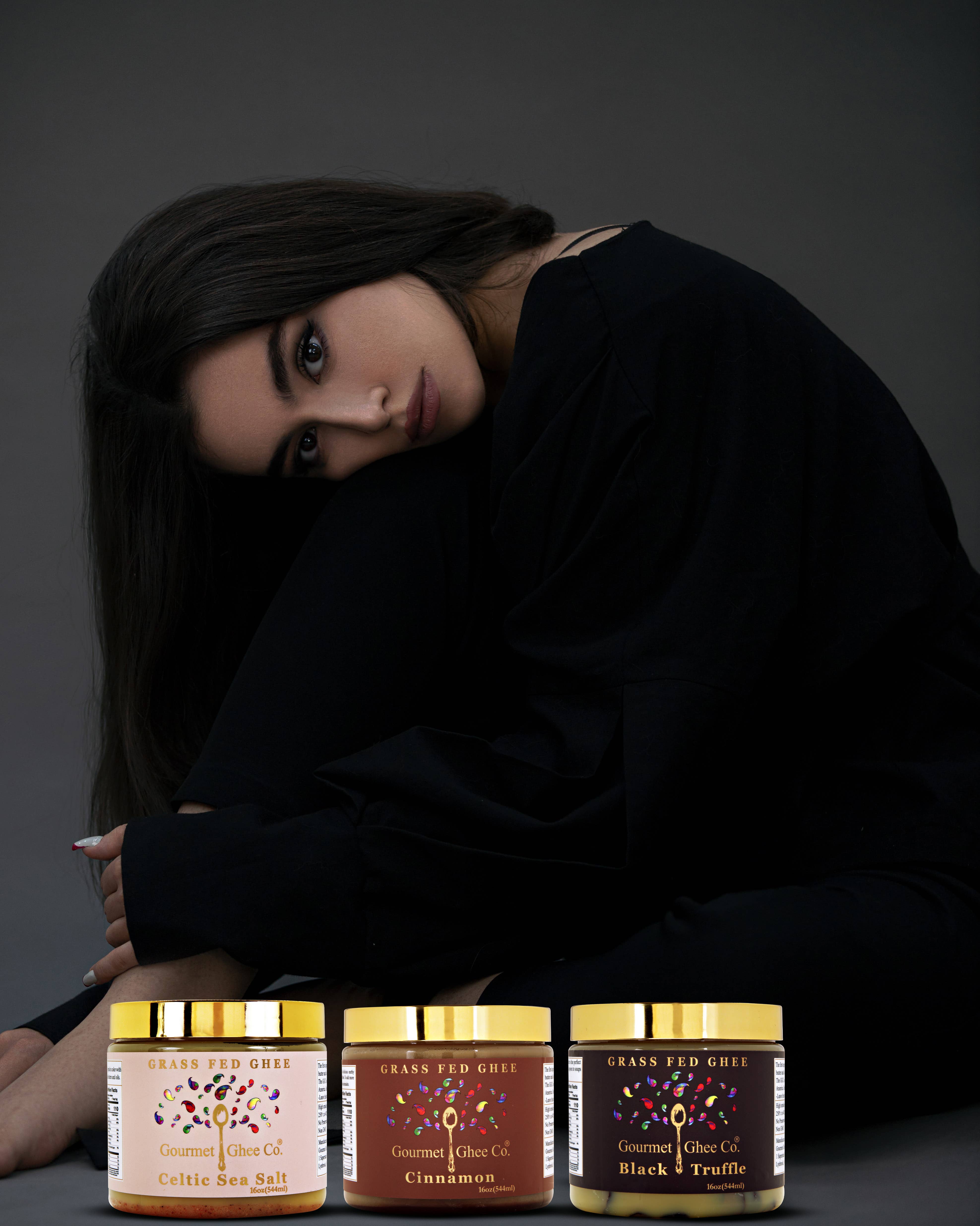 Gourmet Ghee Company – Manteiga por atacado – Black Truffle Ghee 12oz, Manteiga alimentada com capim europeu, trufas6