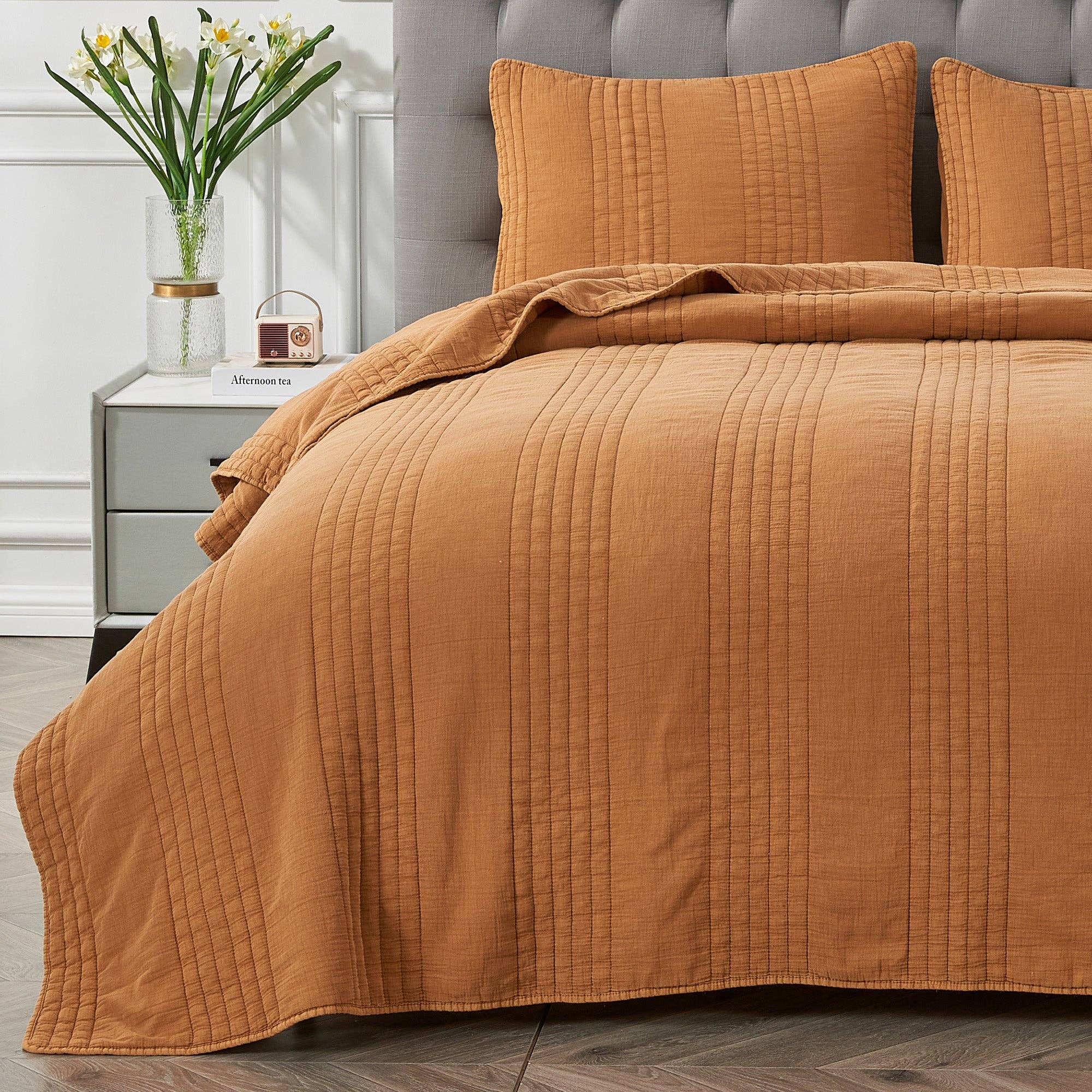 Mélange Home - Wholesale Quilt - Stonewashed Cotton Quilt Set15