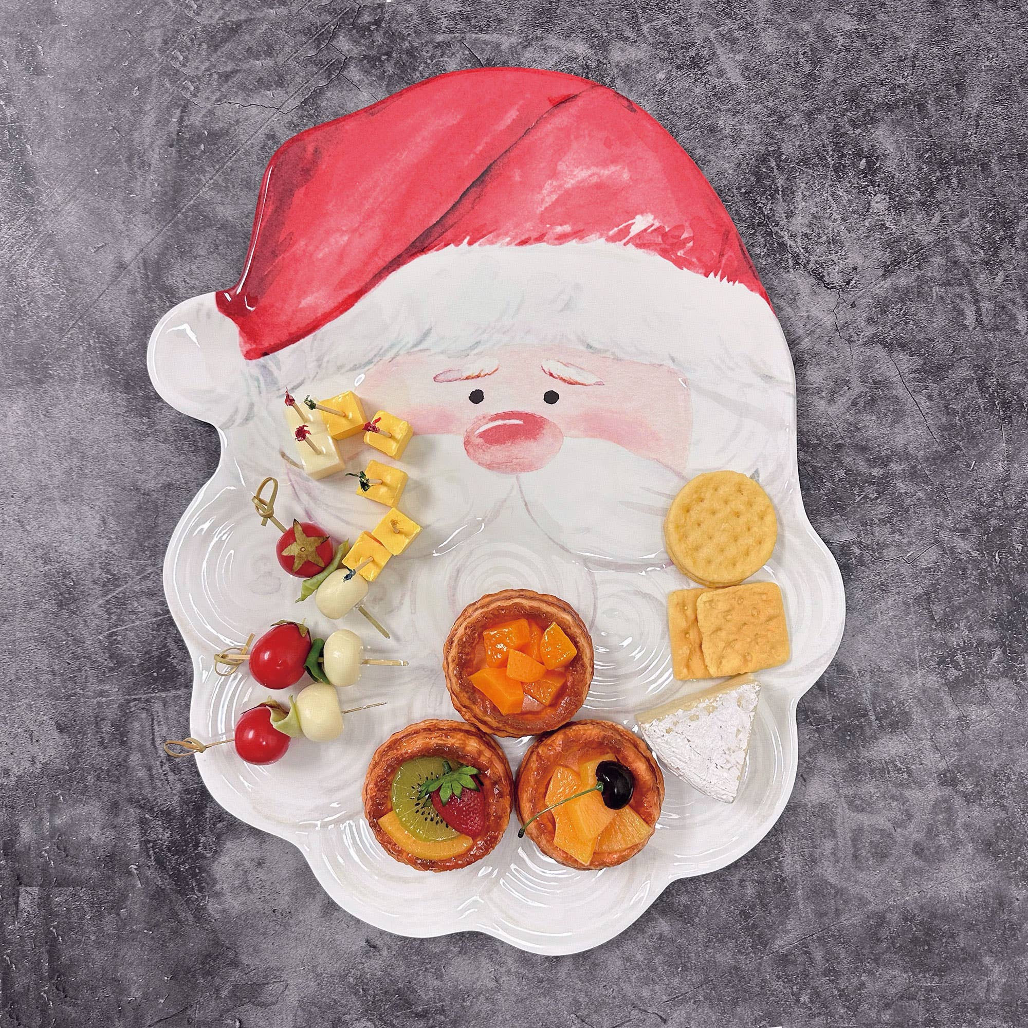 Supreme Housewares - Wholesale Platter - Santa Claus 19 Inch Melamine Serving Platter2