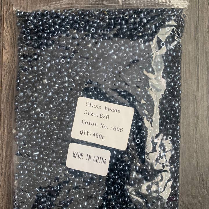 MaddieMayShop - Wholesale Beads - 6/0 Seed Beads, Seed Beads Bulk, Glass Beads 450 Grams2