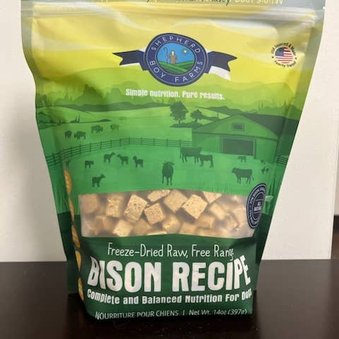Shepherd Boy Farms - Wholesale Pet Food - Dog - Freeze Dried Bison Recipe for Dogs2
