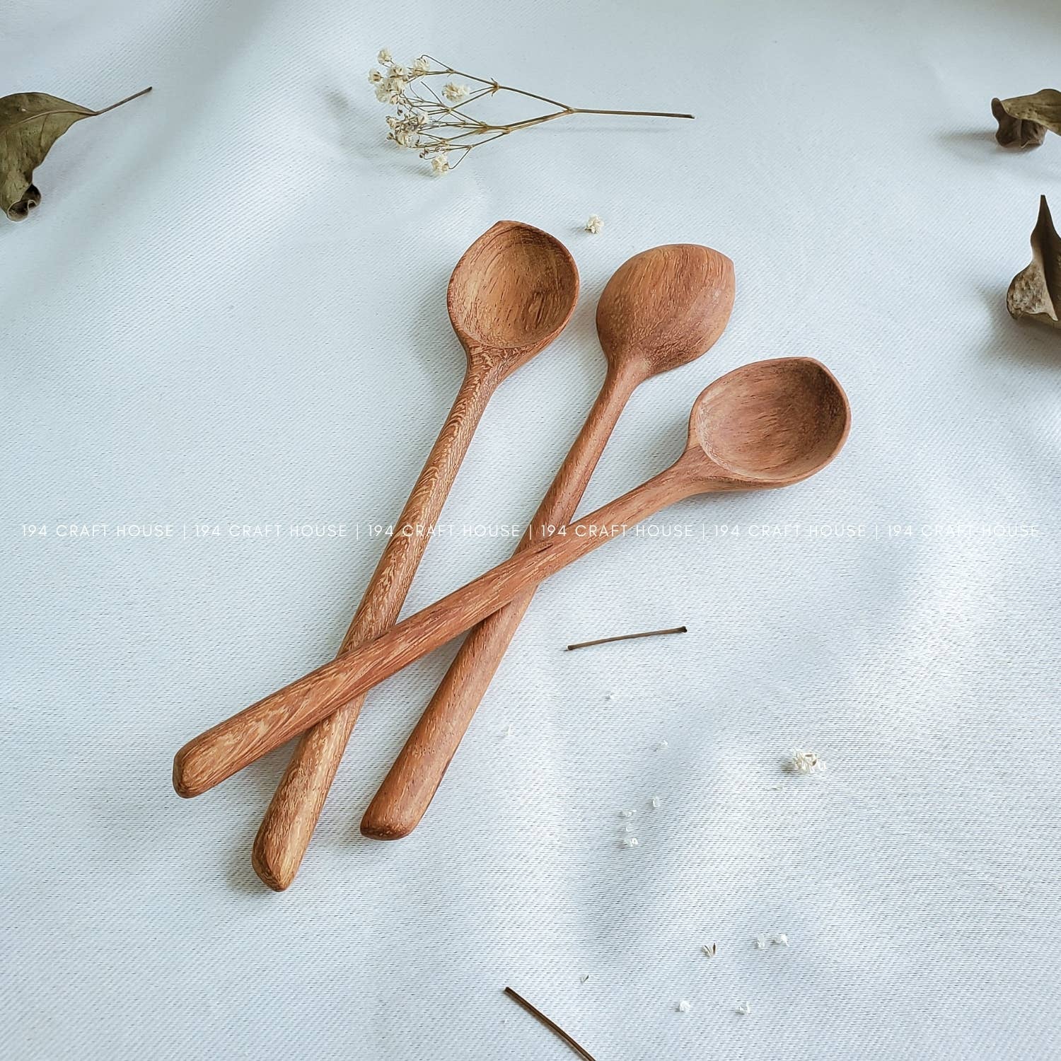 194 Craft House - Wholesale Serving Utensil - Wooden Stirring Spoons For Tea/Coffee - Serving Spoons6