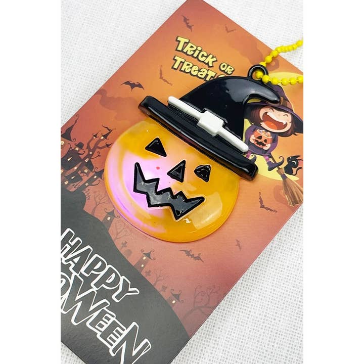 MIX COLOR Halloween Party Favors Halloween Light Up Necklace for wholesale on Faire