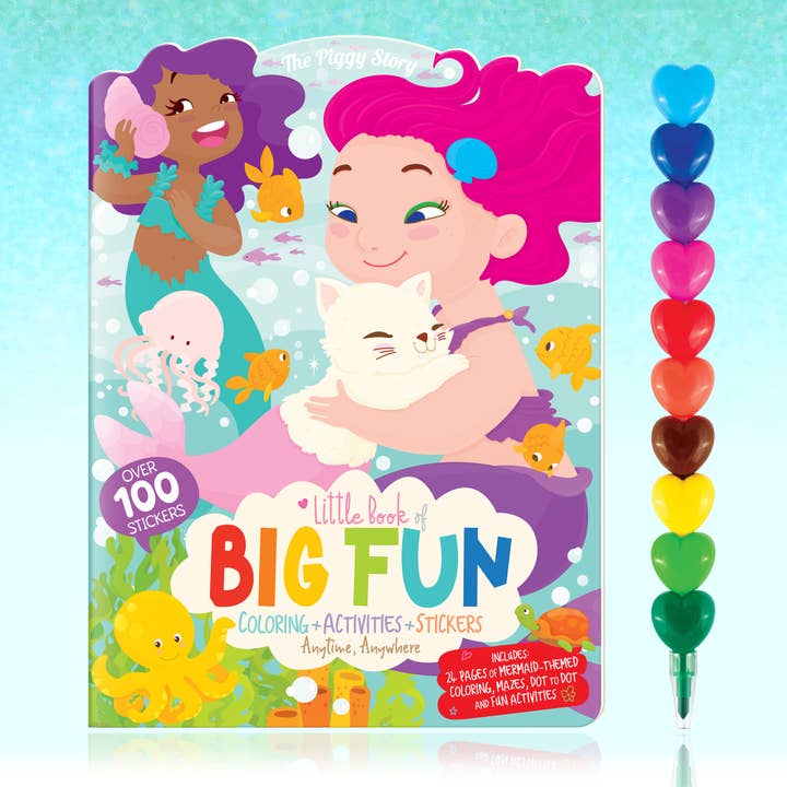 Girl Nation - Wholesale Colouring and activity book – kids and baby - Mermaid Activity & Coloring Gift Pack for Kids
2