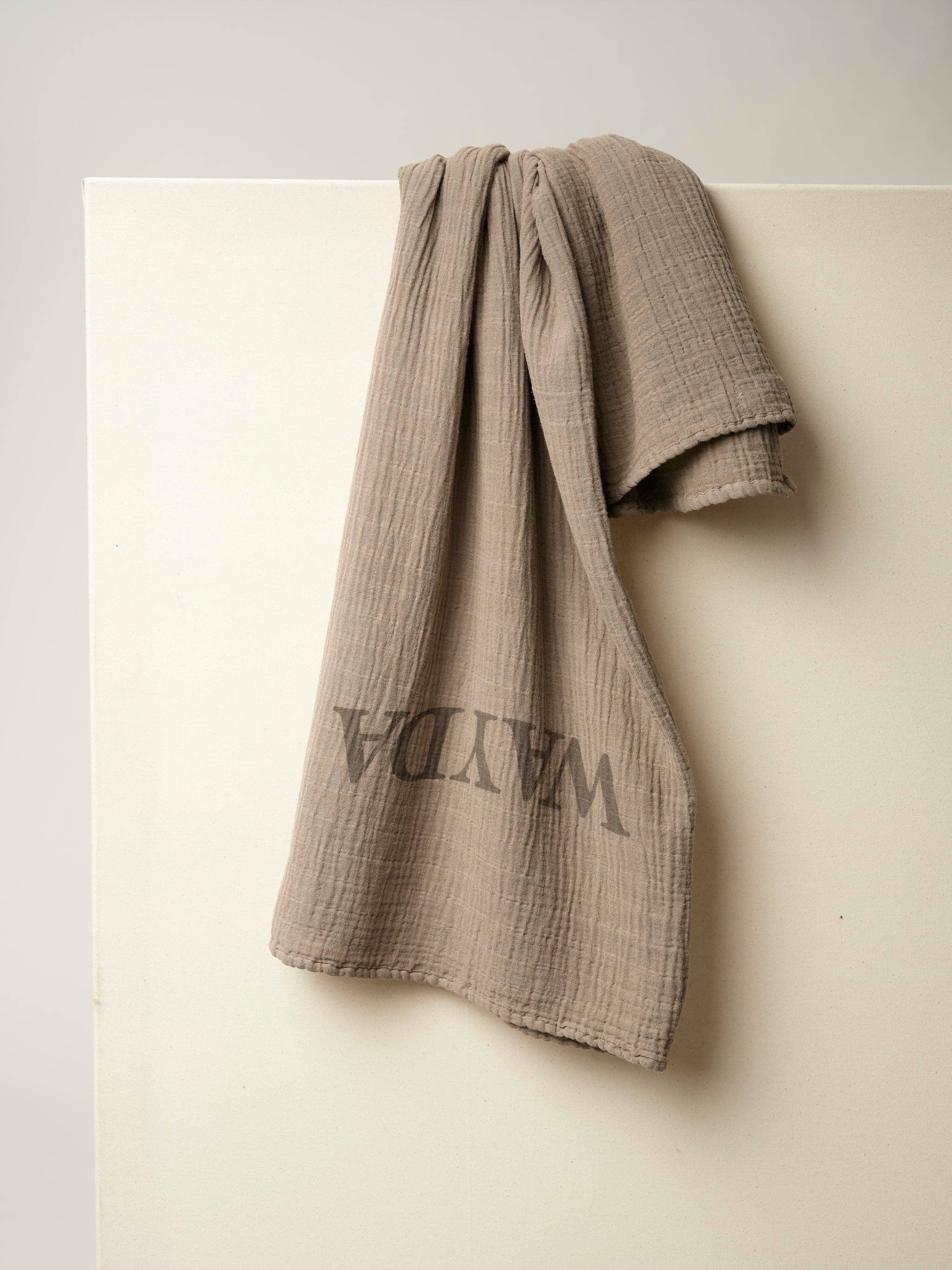 WAYDA - Wholesale Scarf - Women's - FADED TAUPE PRINT - CAPSULE COLLECTION -3