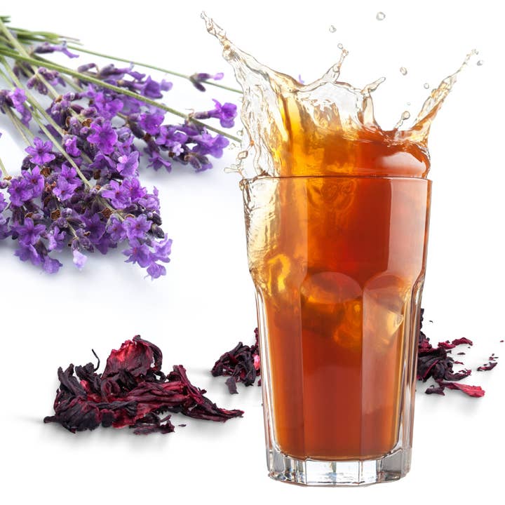 Dave's Coffee Roasters - Wholesale Cocktail Mix/Syrup - Hibiscus Lavender Syrup - All Natural - 16OZ