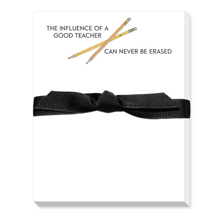INFLUENCE OF A GOOD TEACHER MINI NOTEPAD for wholesale by Donovan Designs