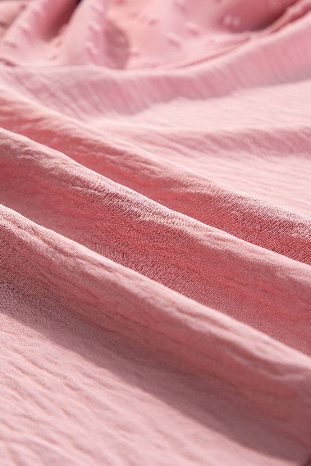 PRETTY BASH - Wholesale Blouse - Women's - Solid Swiss Dot Balloon Sleeve Blouse13