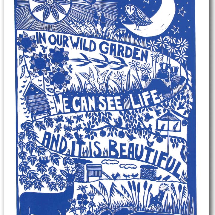 NC430 Our Wild Garden - Mariann Johansen-Ellis for wholesale by Cardiau Nico Cards