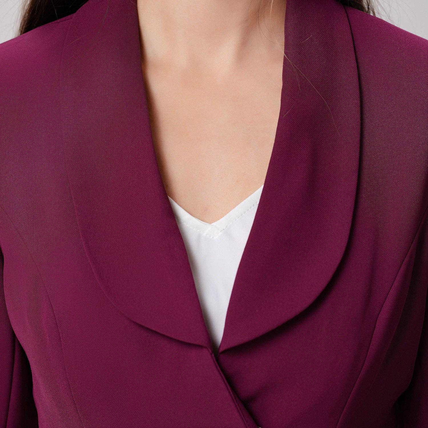 Smart and Joy - Wholesale Blazer - Women's - Long blazer tied at the waist3
