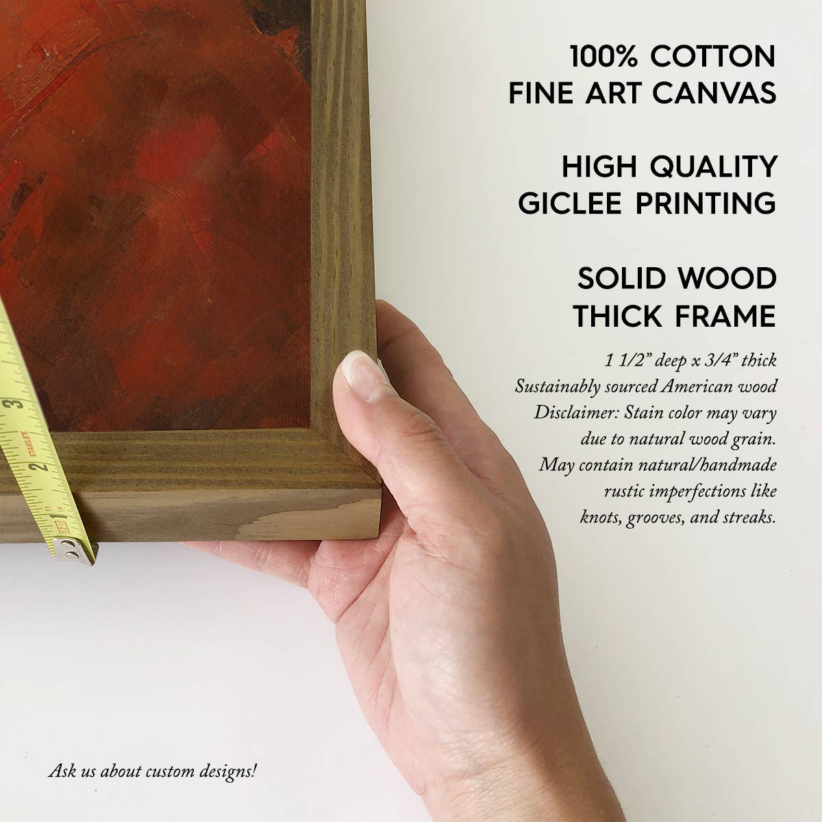 Hangout Home – Großhandel Kunstdruck – Leinwandbild „Weihnachtsmann in Rot“, Holzrahmen4