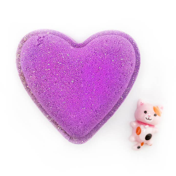 Mini Heart PRIZE Bath Bomb for wholesale by Sweet Bath Co